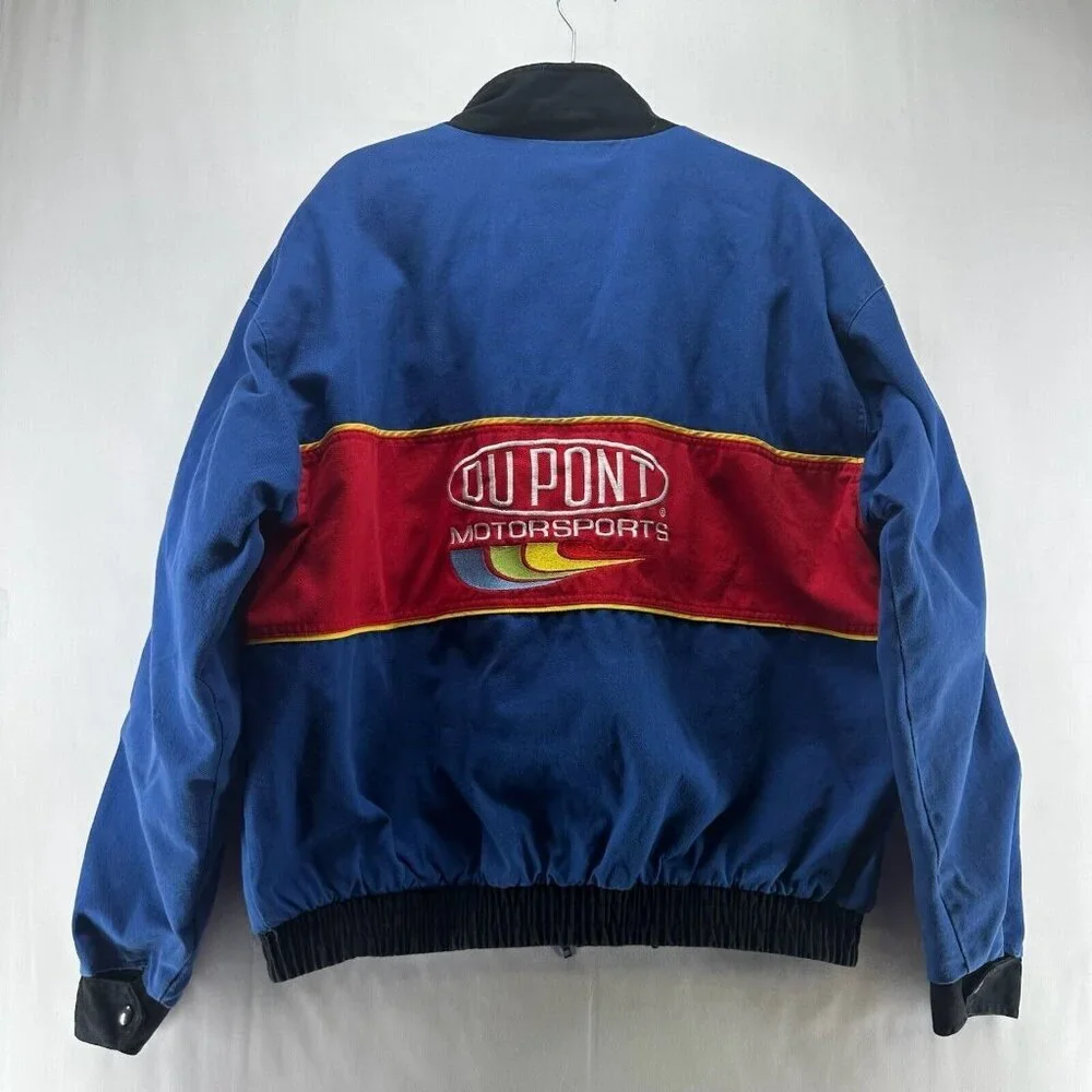 Vintage Winner's Circle Jacket Mens Sz XL NASCAR Racing #24 Jeff Gordon Blue Red - Picture 3 of 11